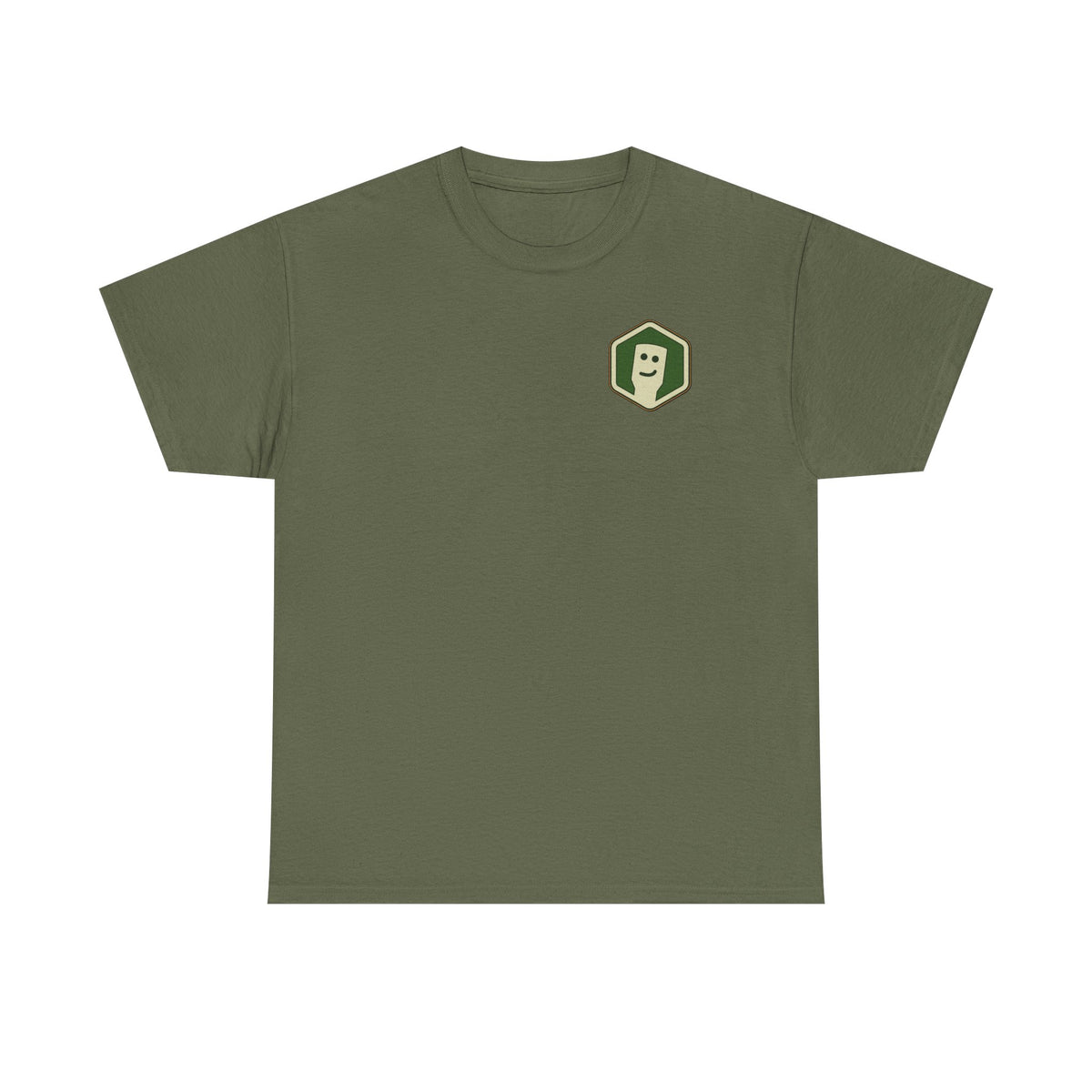 Bud Bud Supply Co. Logo Tee — Retro Green Script Chest & Back Shirt