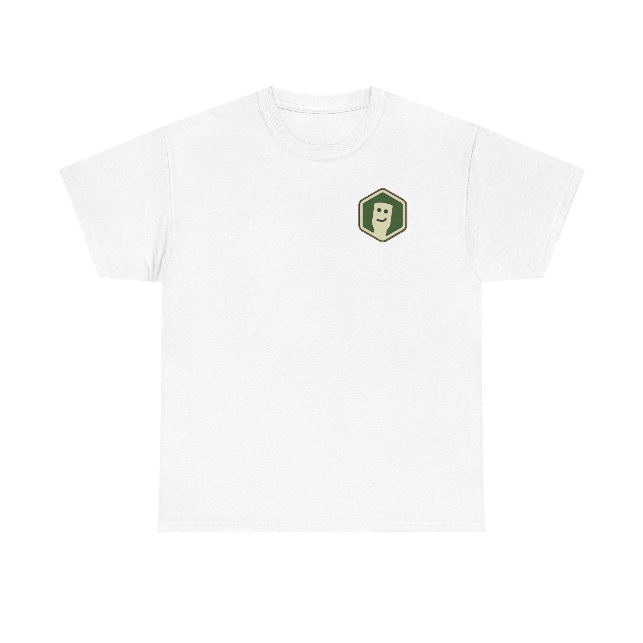Bud Bud Supply Co. Logo Tee — Retro Green Script Chest & Back Shirt