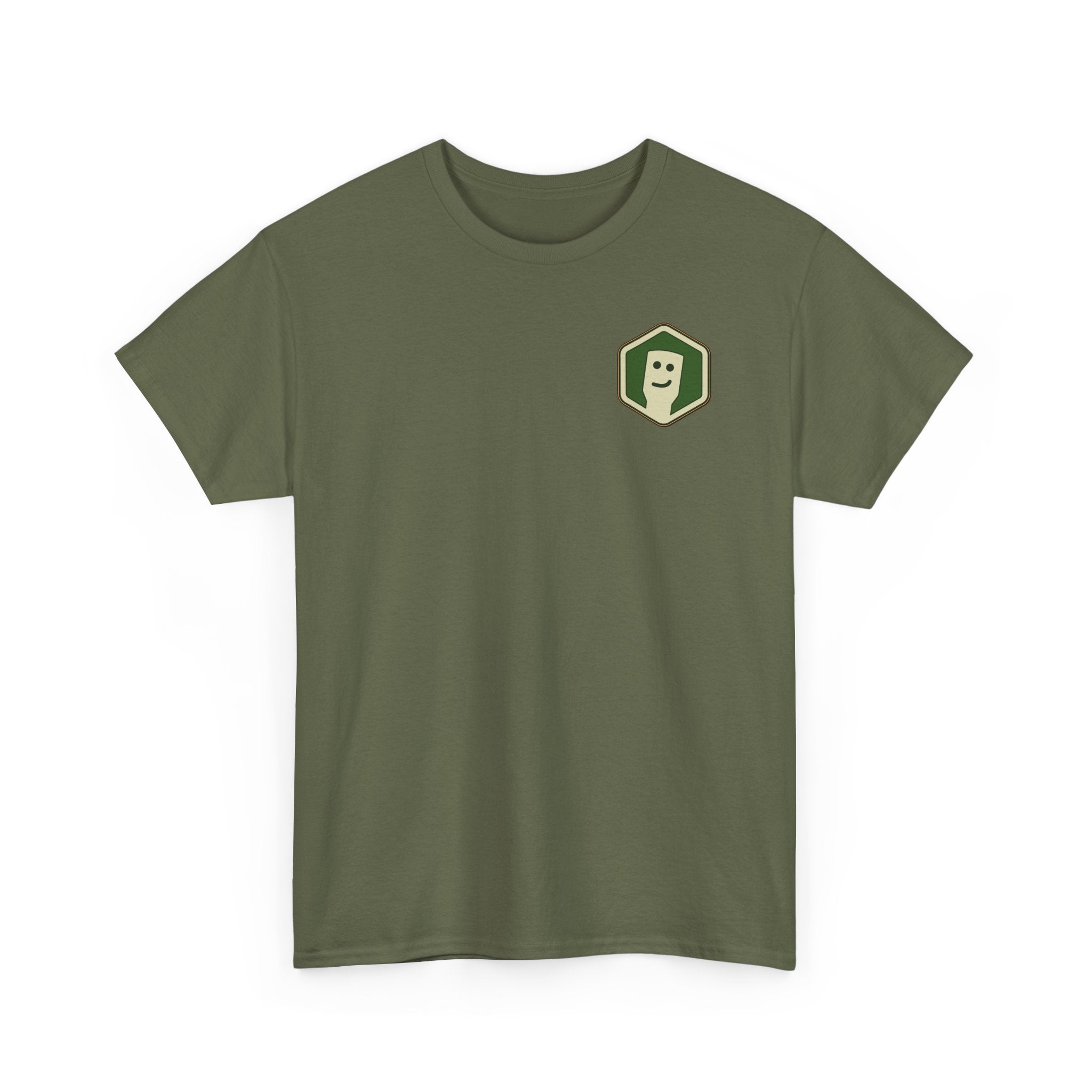 Bud Bud Supply Co. Logo Tee — Retro Green Script Chest & Back Shirt