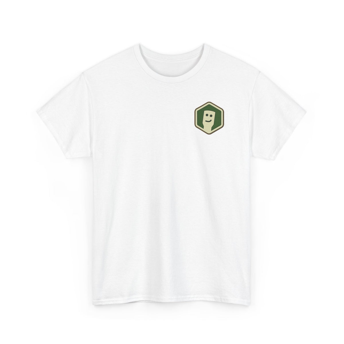 Bud Bud Supply Co. Logo Tee — Retro Green Script Chest & Back Shirt