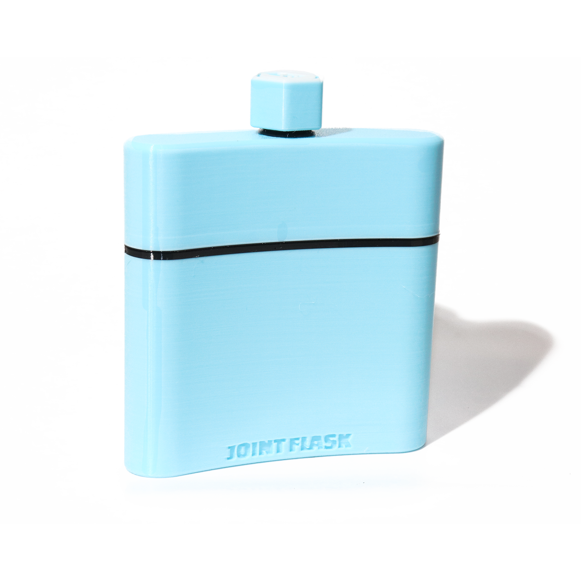 Joint Flask in blue, pocket smoke caddy for joints