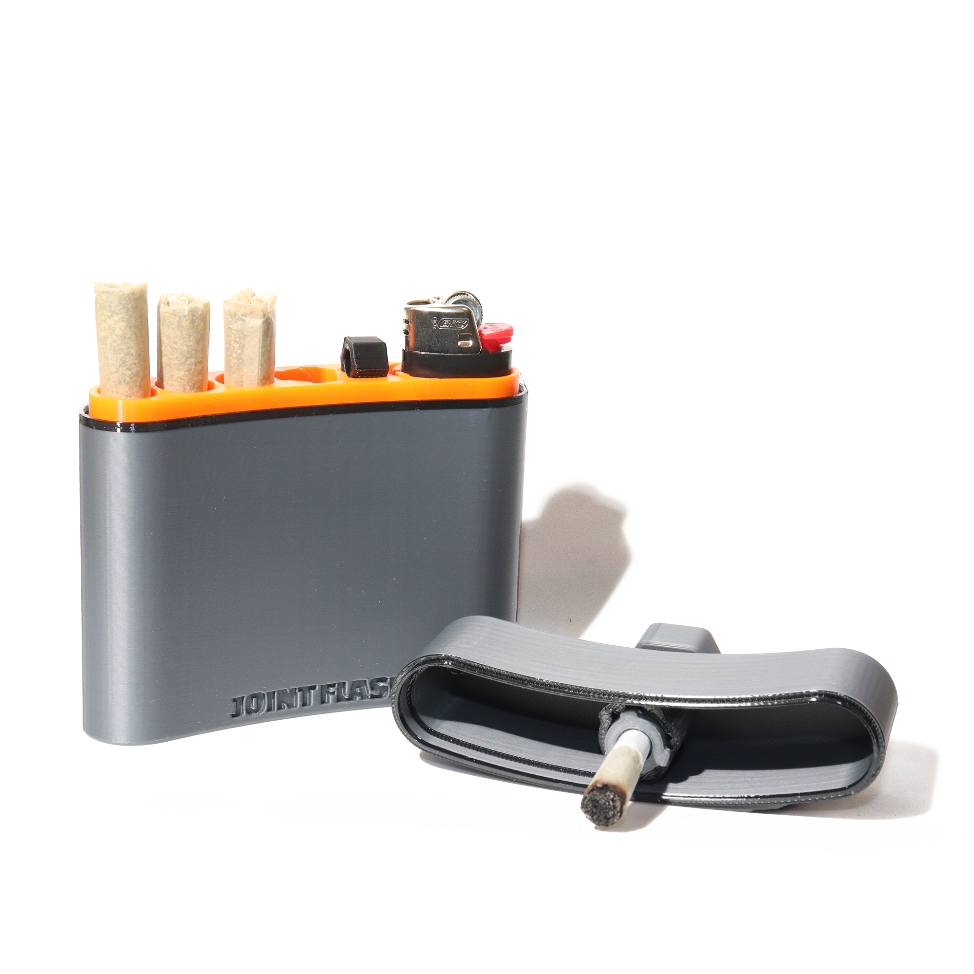 Joint Flask in High Altitude, pocket smoke caddy
