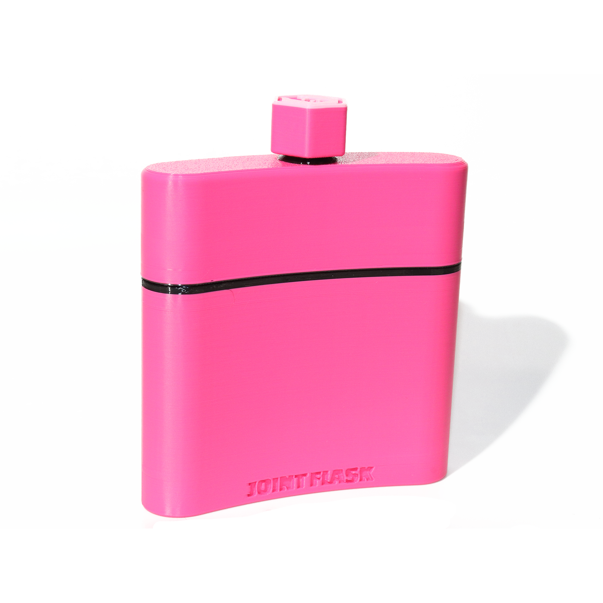 Joint Flask in pink, pocket smoke caddy for joints