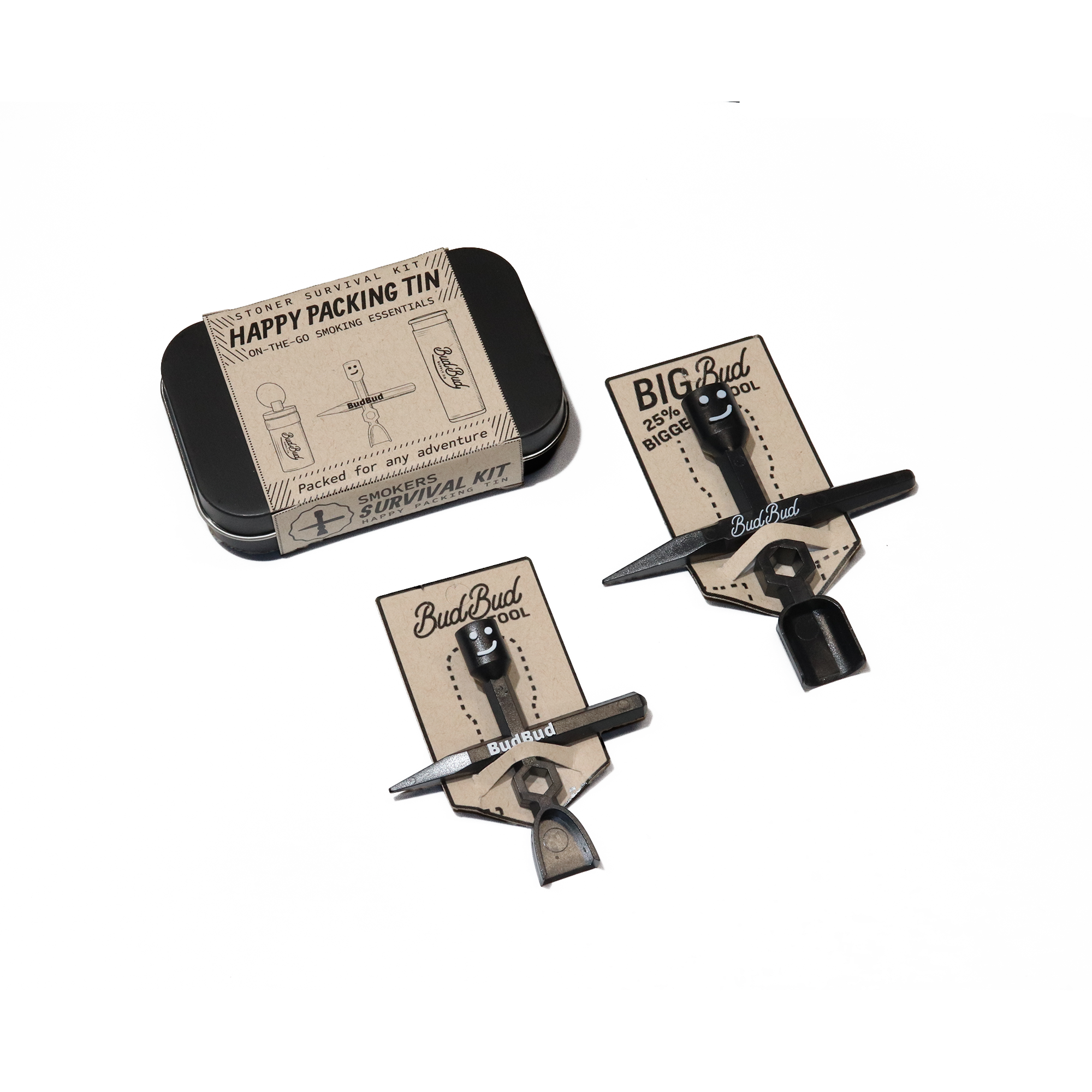 BudBud Pocket Carry Kit with multitool and Joint Flask