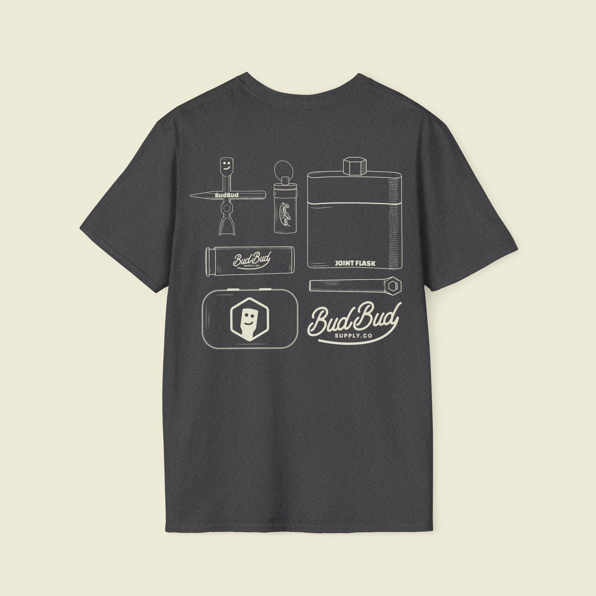 Campout Diagram T-shirt - BudBud Supply Co.