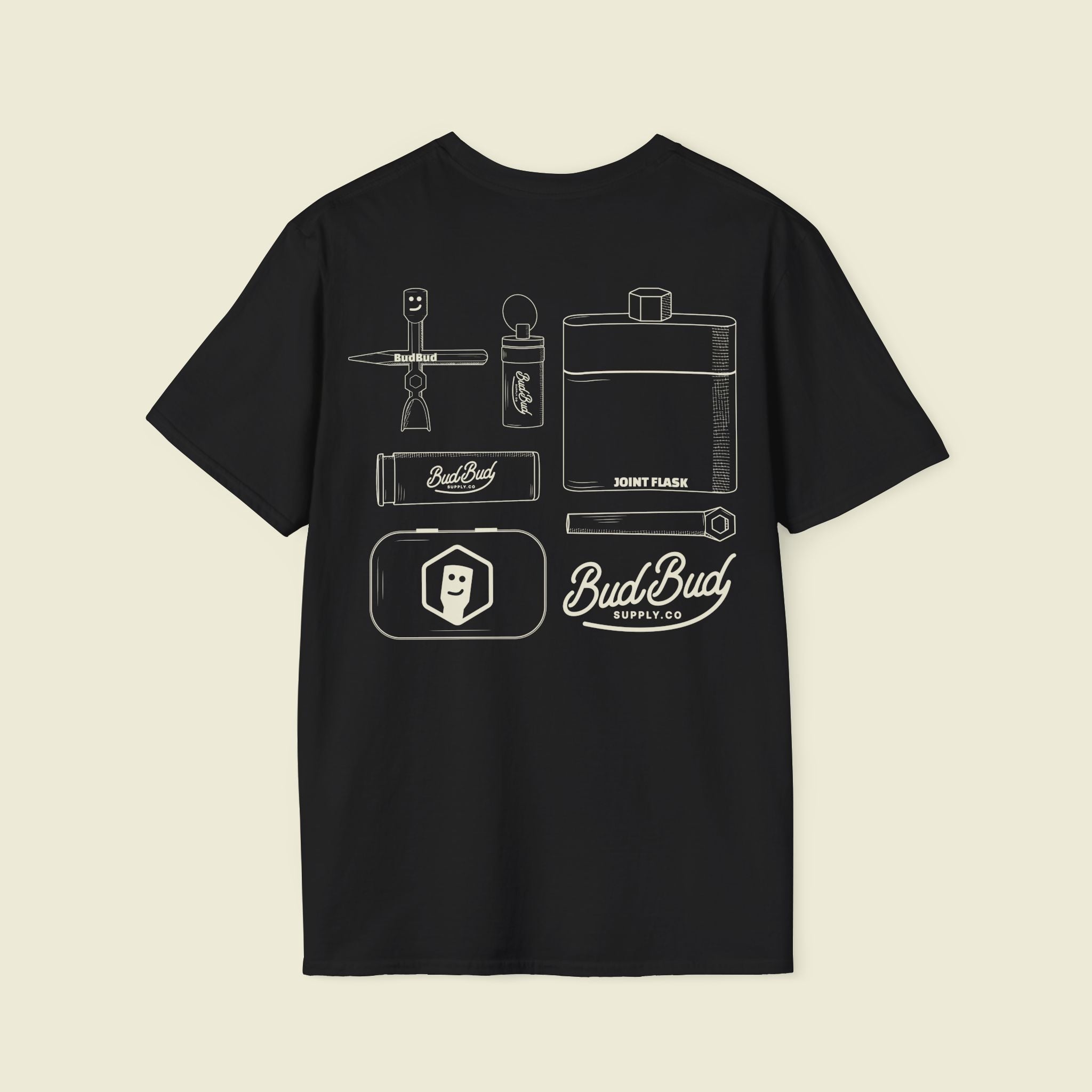 Campout Diagram T-shirt - BudBud Supply Co.