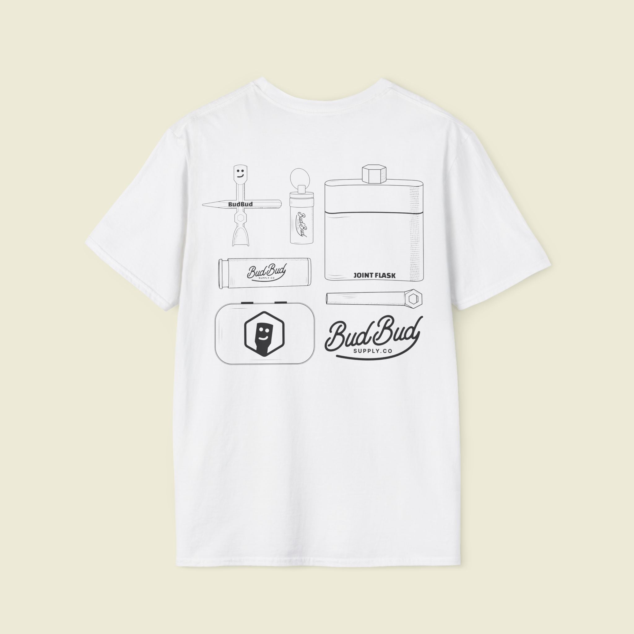 Campout Diagram T-shirt - BudBud Supply Co.